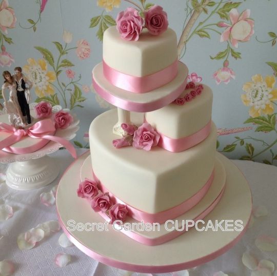 Valentine's Day Wedding Cake