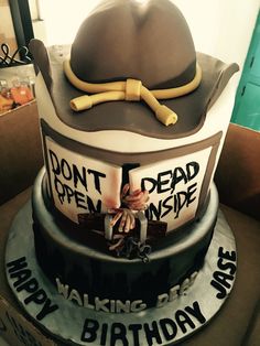 Walking Dead Birthday Cake