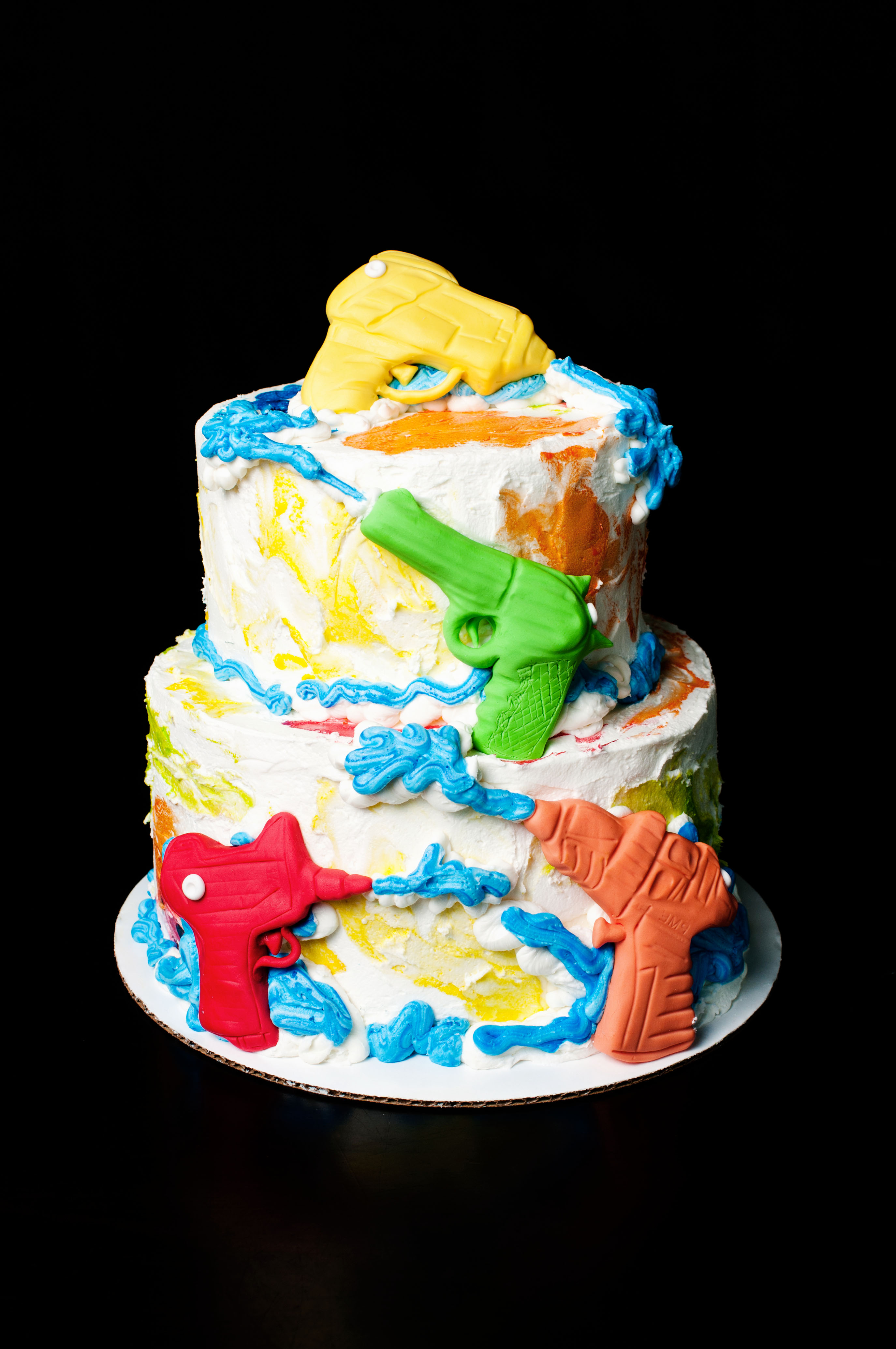 Water Gun Birthday Cake