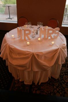 Wedding Sweethearts Table Decor