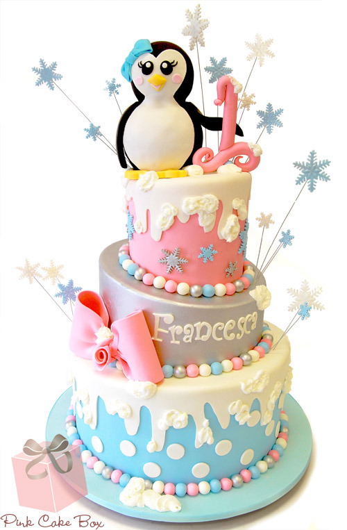 Winter Wonderland Birthday Cake