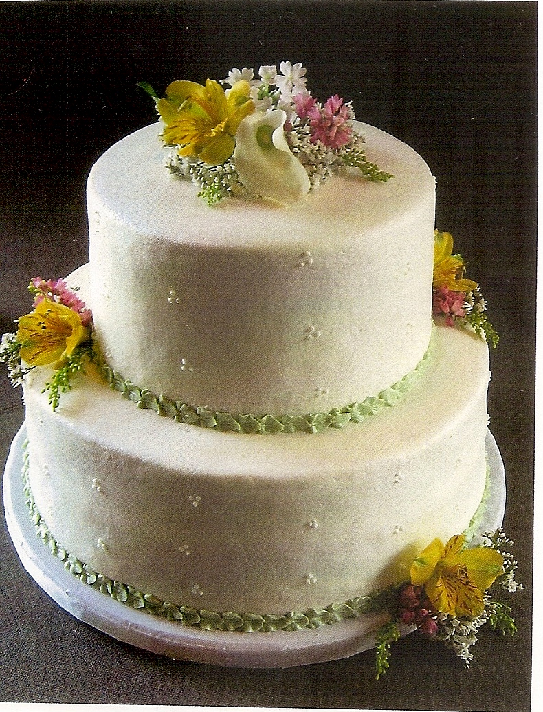 2 Layer Wedding Cakes