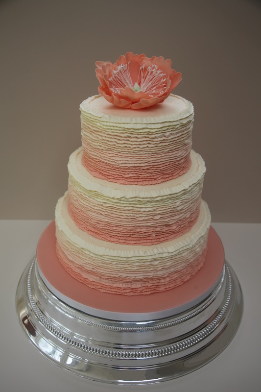 2 Tier Buttercream Wedding Cakes