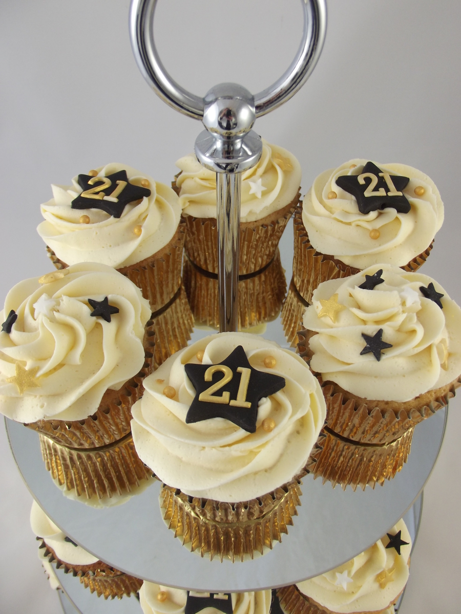 21st Birthday Cupcake Cake Ideas