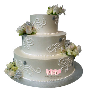 3 Tier Wedding Cake