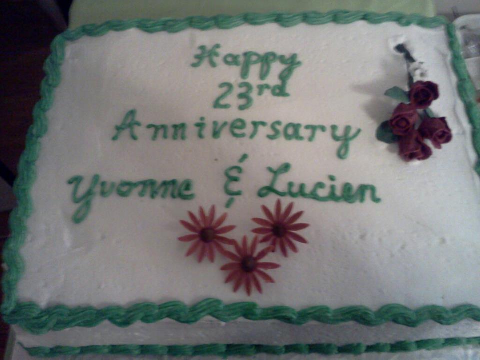 53rd Wedding Anniversary Cake