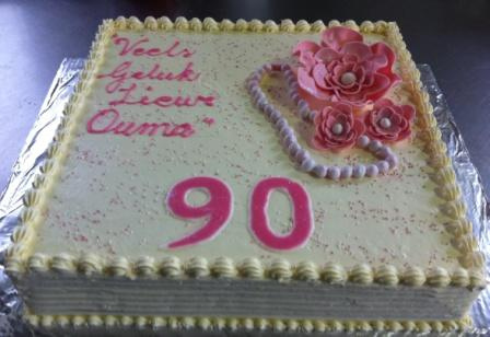 90th Birthday Sheet Cakes