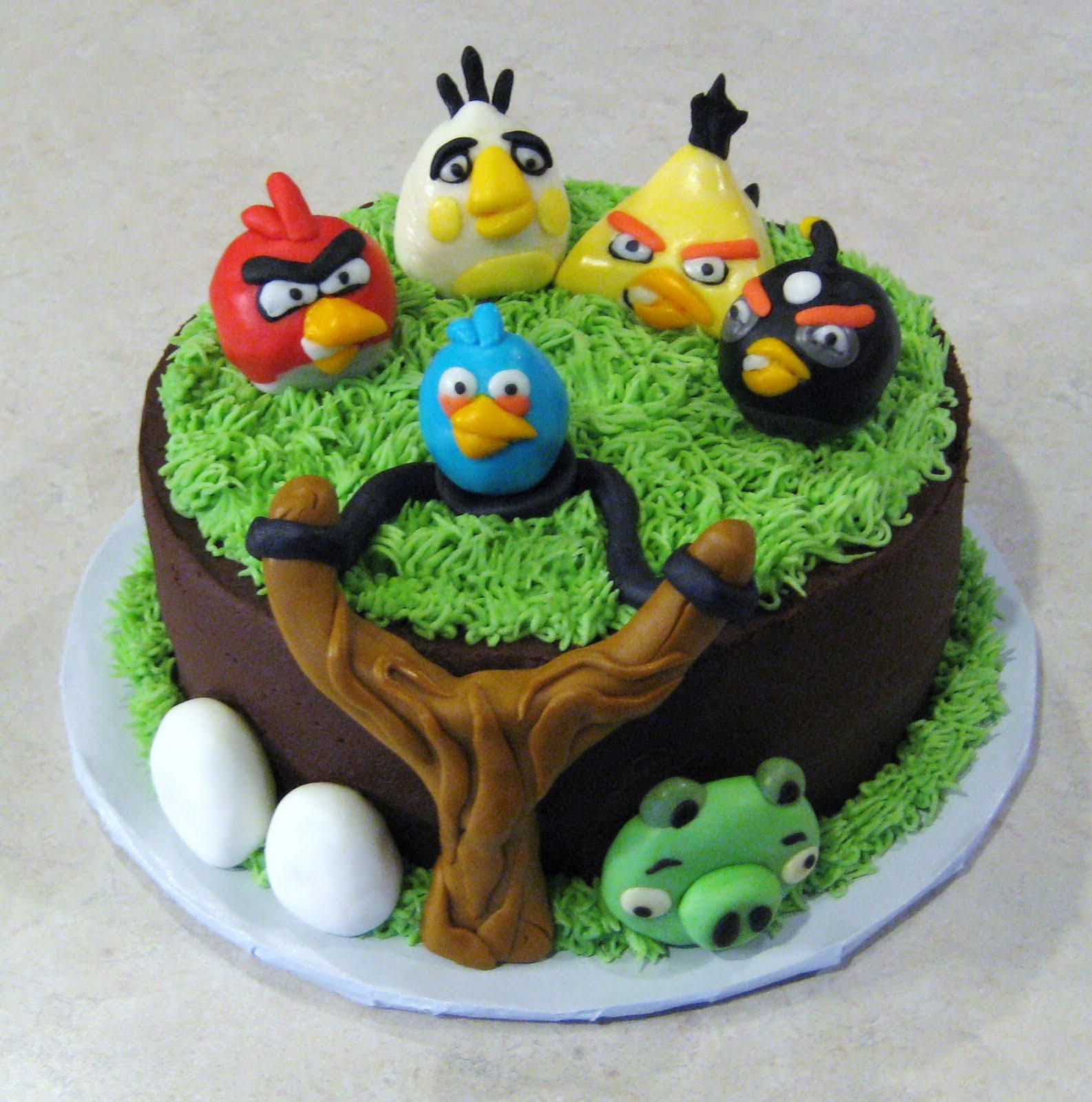 11 Photos of Anger Bird Birthday Cakes