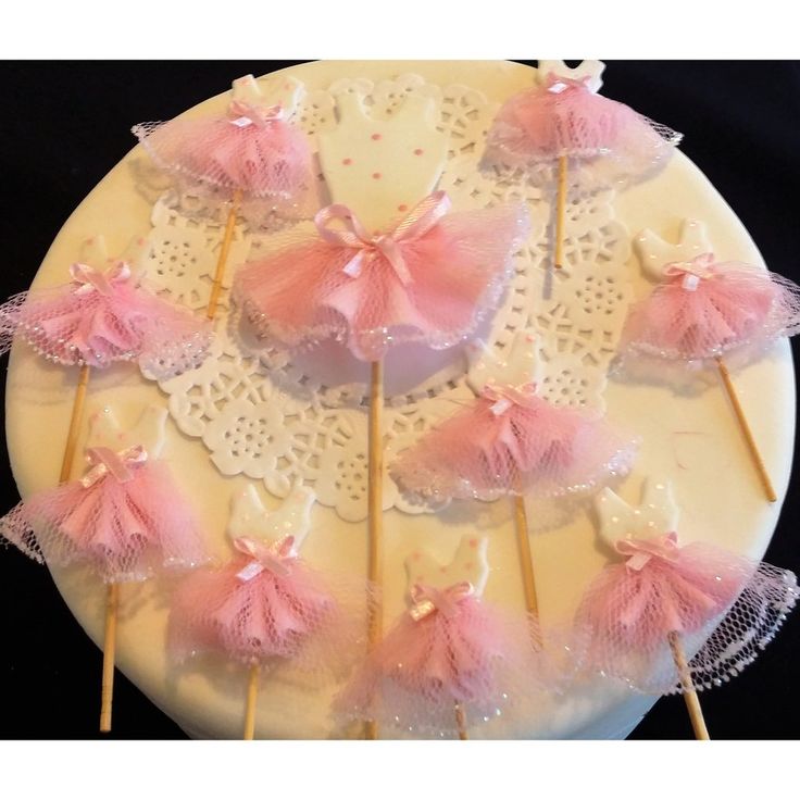 Ballerina Tutu Baby Shower Cake