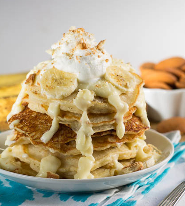 Banana Pudding Pancakes