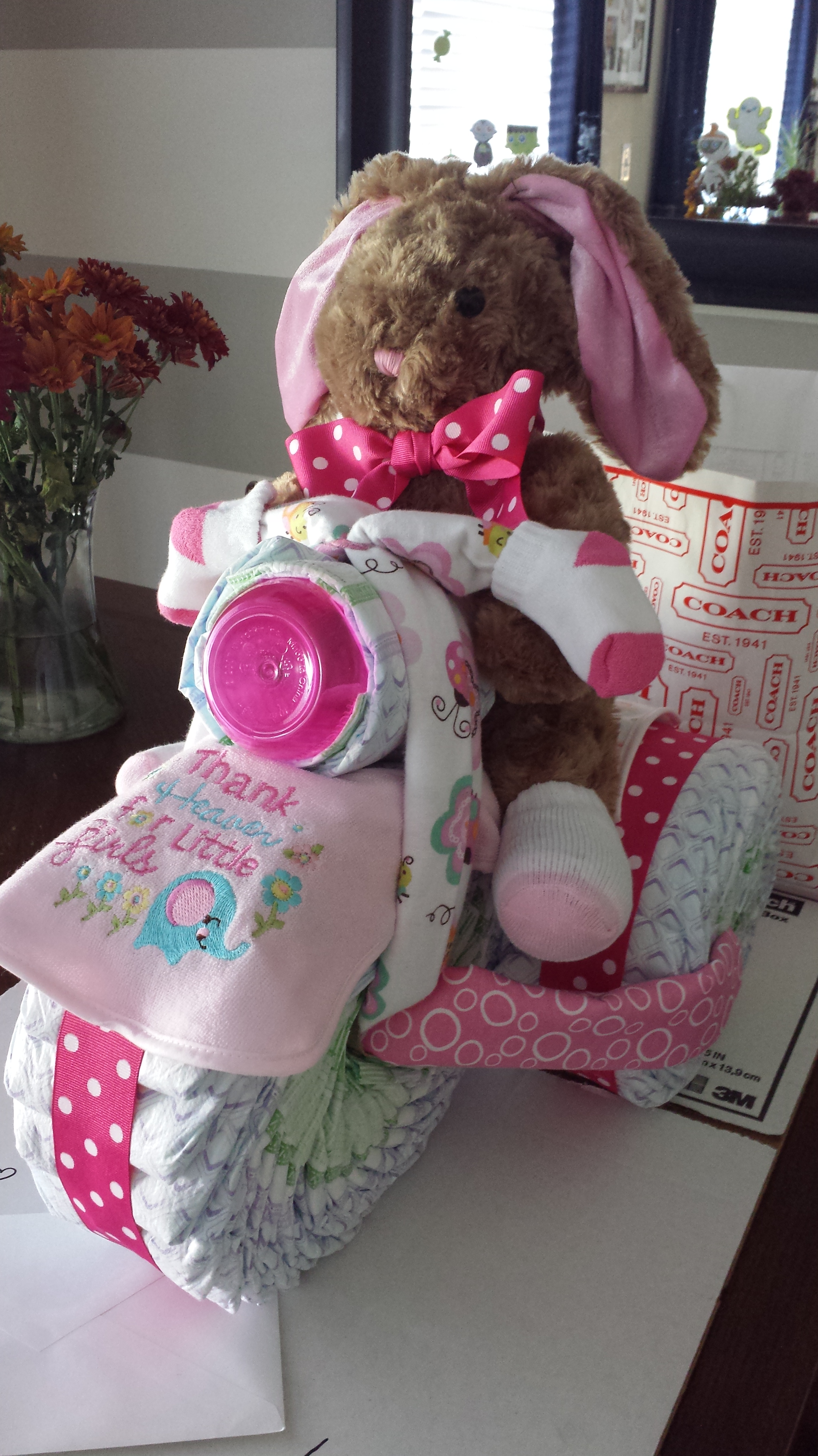 Big Wheel Diaper Cake