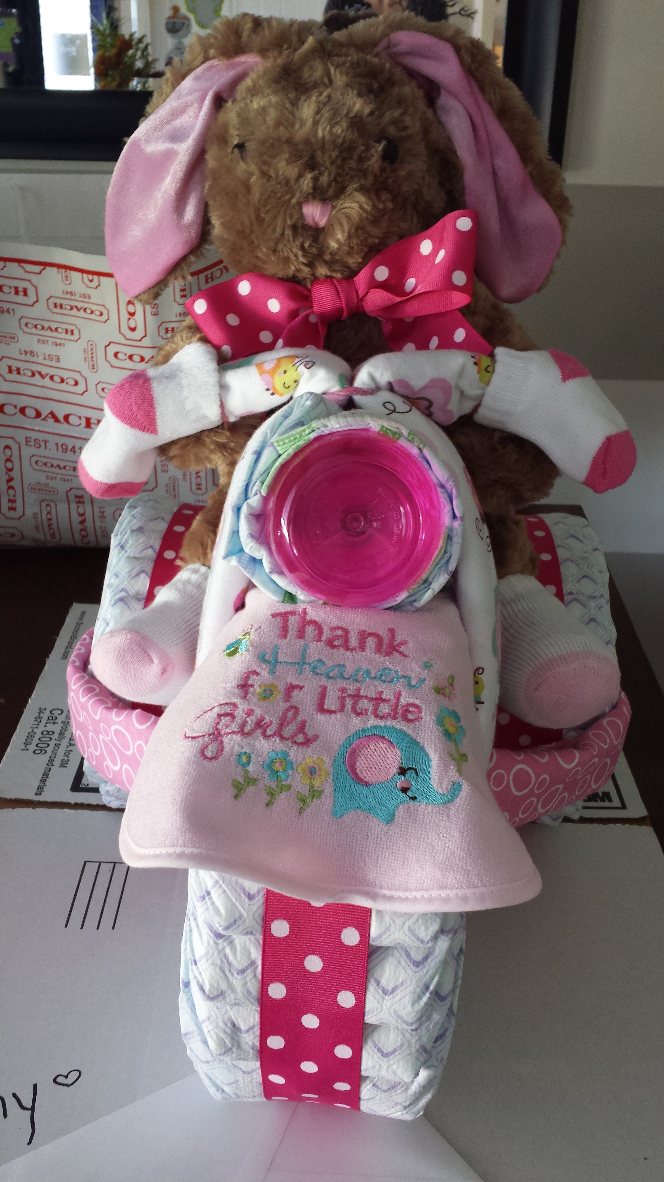 Big Wheel Diaper Cake