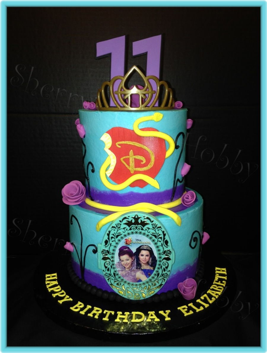 Birthday Cake Disney Descendants