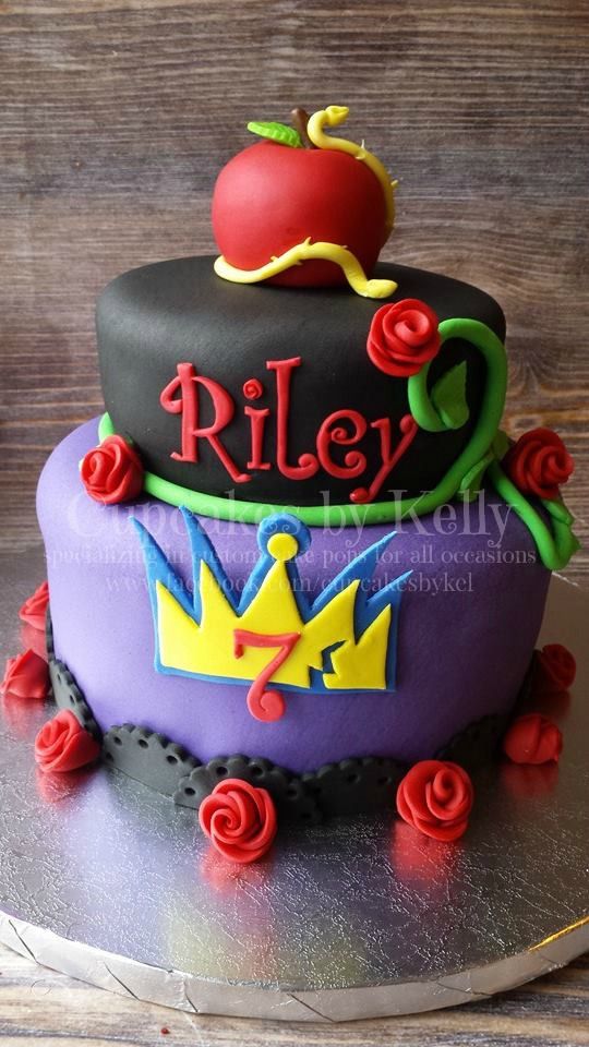 Birthday Cake Ideas Disney Descendants