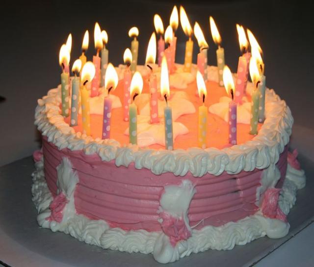 Birthday Cake with Candles