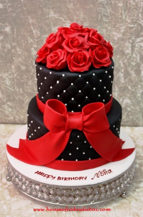 10 Photos of Red Anniversary Cakes