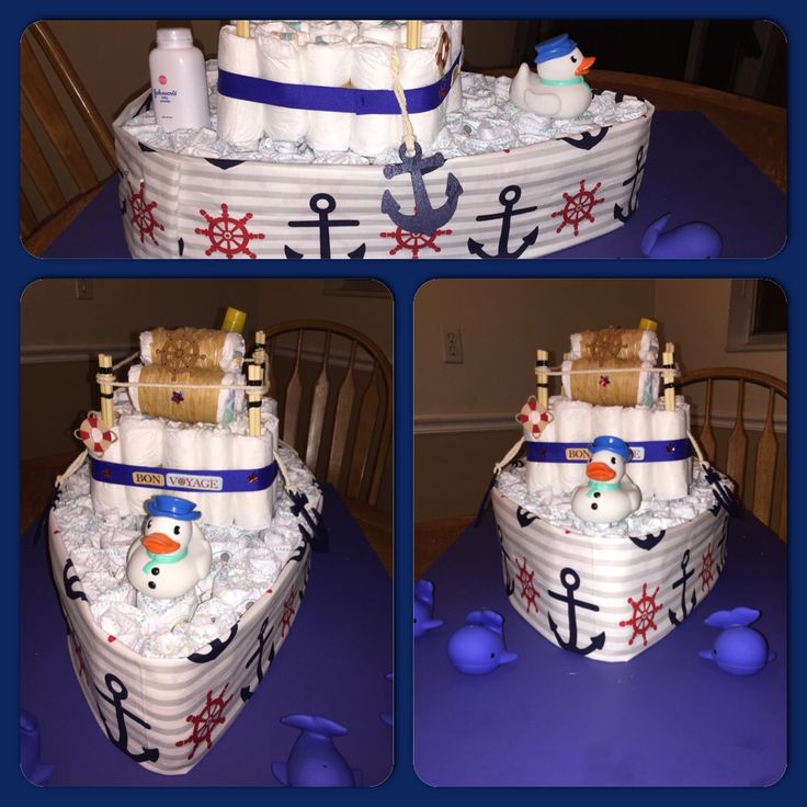 Boat Diaper Cake