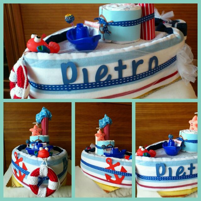 Boat Diaper Cake