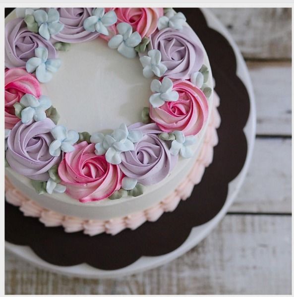 Buttercream Flower Cake