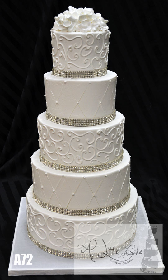 11 Photos of Pictures Small Wedding Cakes Buttercream With Bling