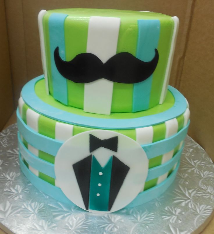 Cake for a Boy Baby Shower Theme