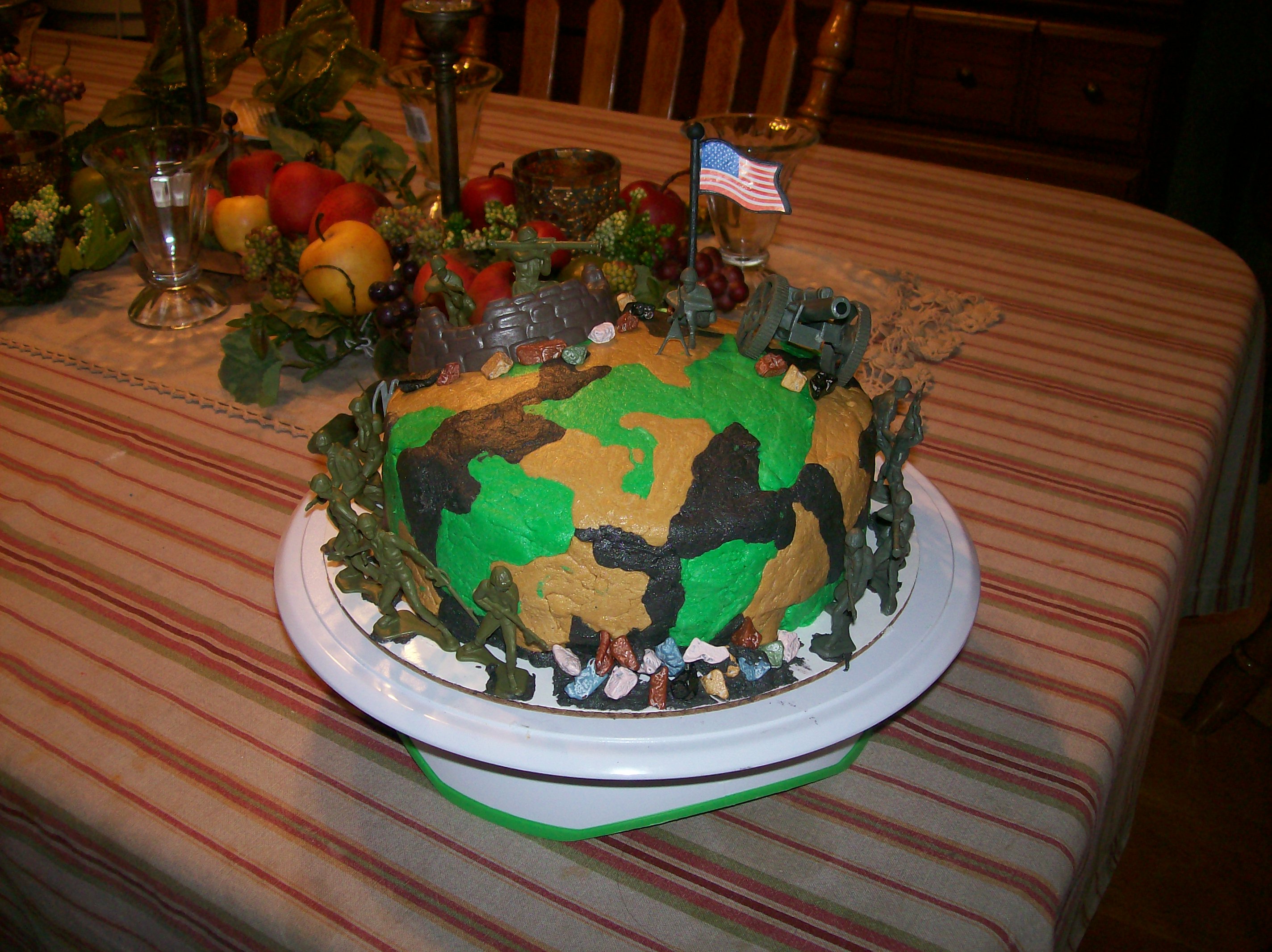 Camo Birthday Cake