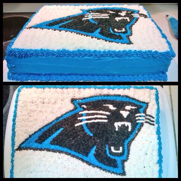 Carolina Panthers Birthday Cake