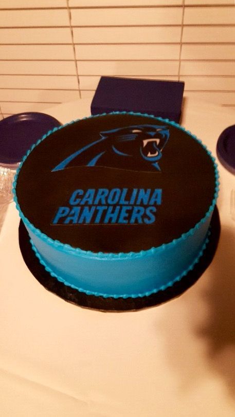 Carolina Panthers Birthday Cake