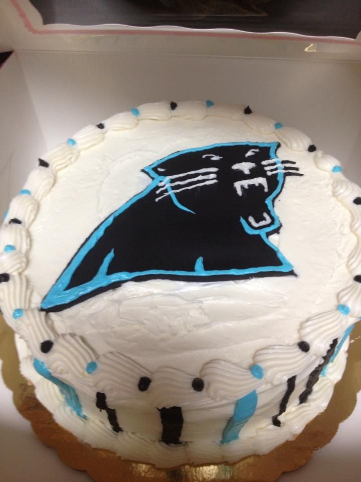 Carolina Panthers Cake