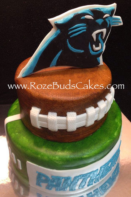 Carolina Panthers Grooms Cake