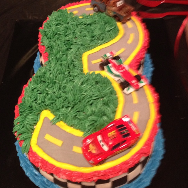 Cars 2 Birthday Cake