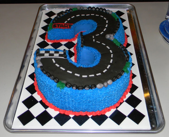 Cars 3rd Birthday Cake