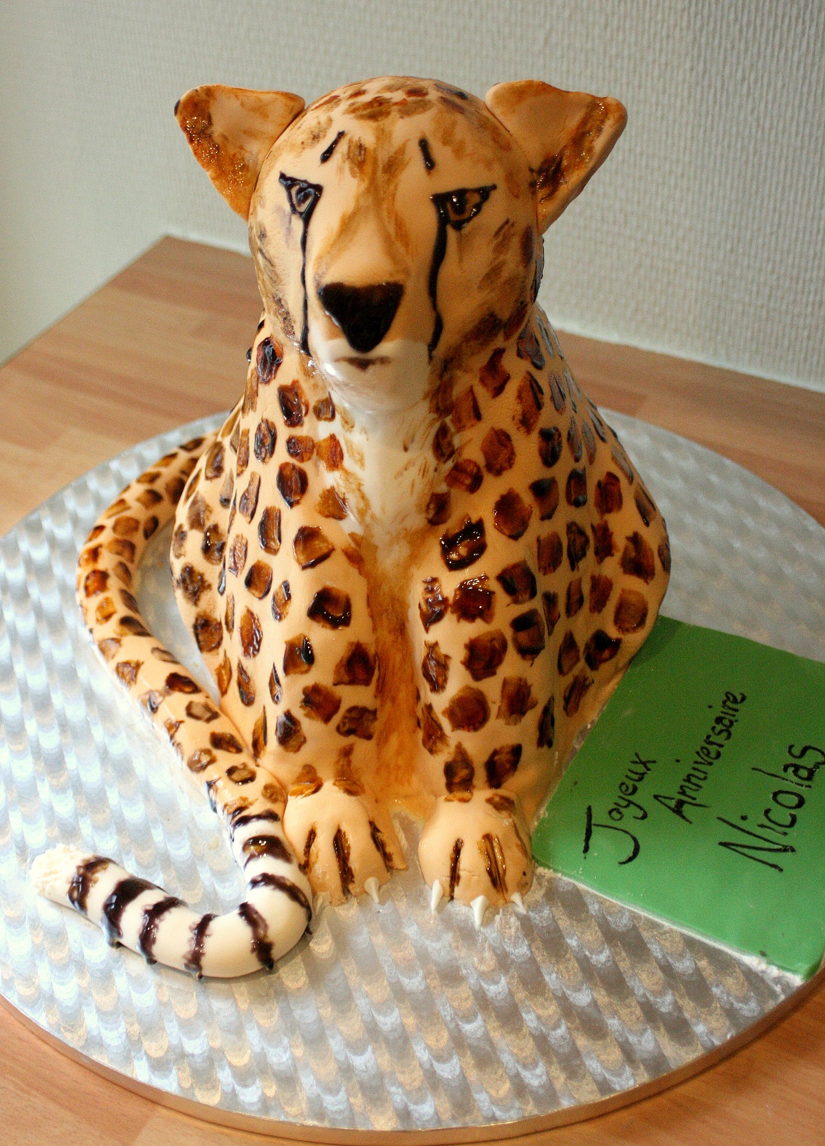 Cheetah Birthday Cake