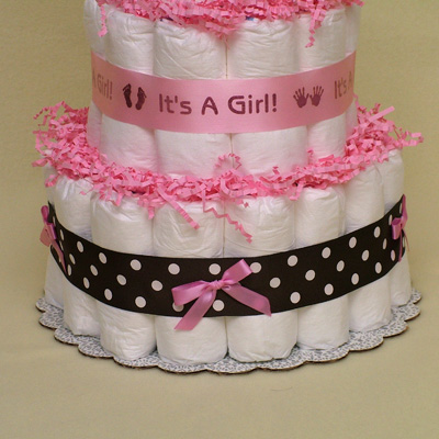 Chocolate Diaper Cake