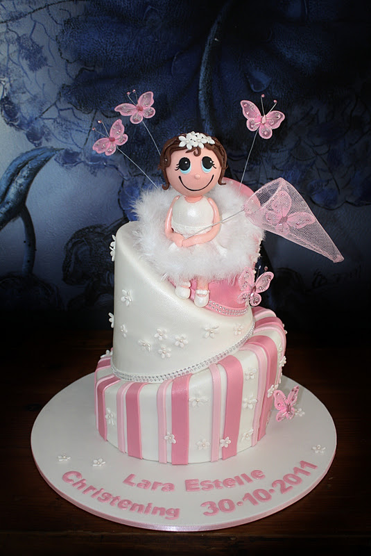 6 Photos of Baptism Angel Cakes