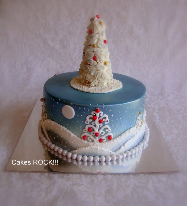 Christmas Mountain Cake