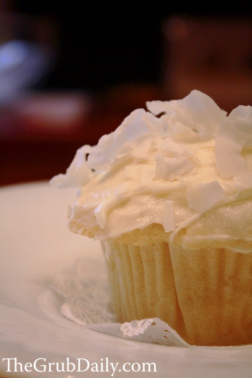 Coconut Cupcakes with Cream Cheese Frosting