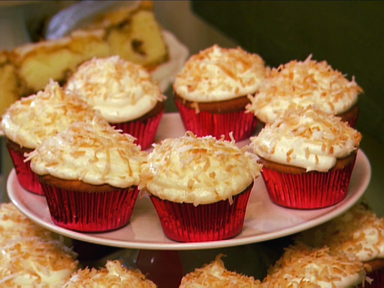 Coconut Cupcakes with Cream Cheese Frosting