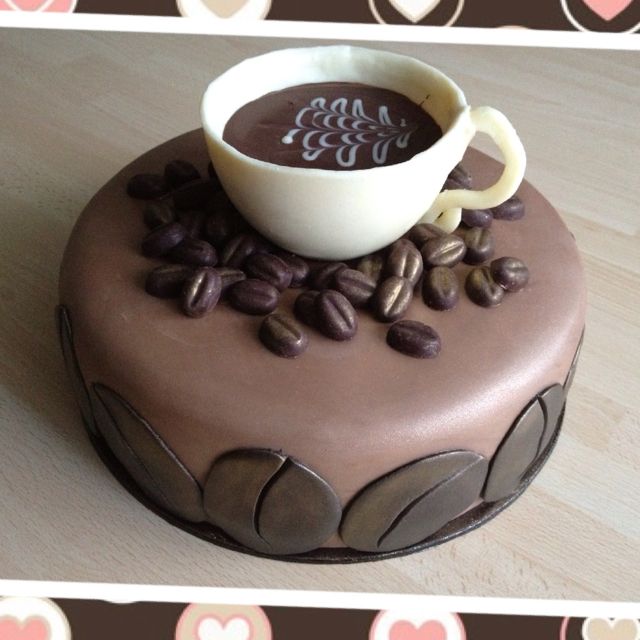 Coffee Themed Cake