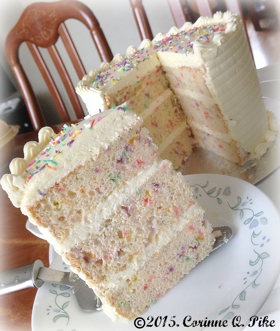 Confetti Cake with Cream Cheese