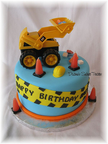 Construction Birthday Cake