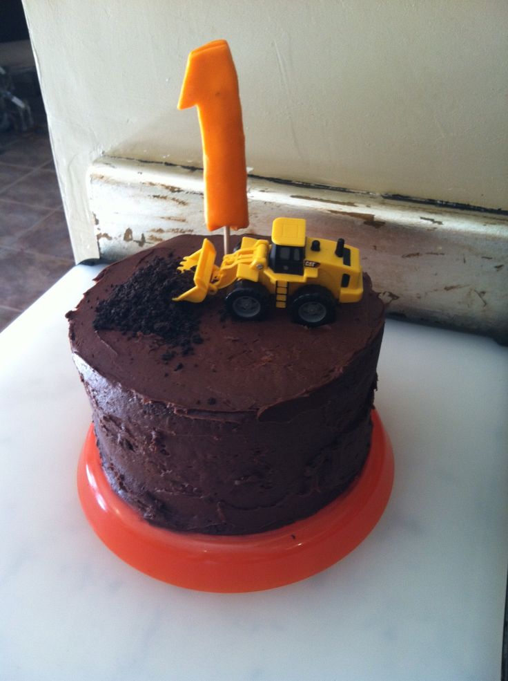 Construction Smash Cake