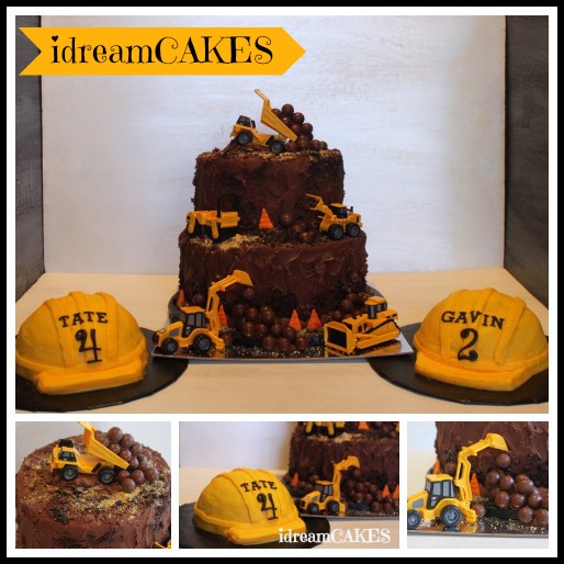 Construction Smash Cake