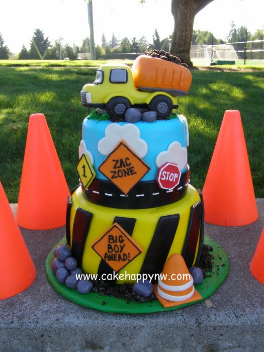 12 Photos of Construction Birthday Smash Cakes