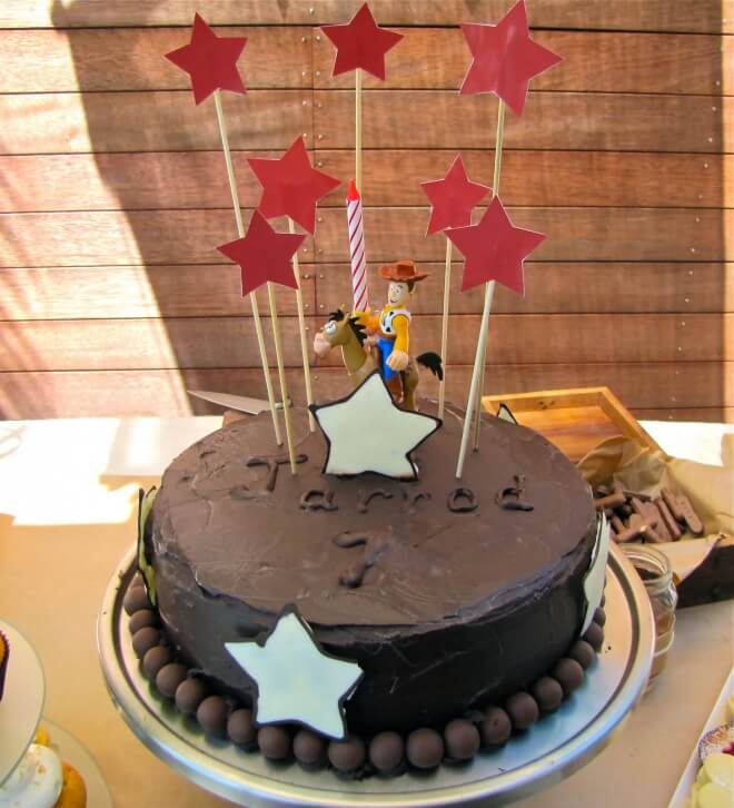 Cowboy Birthday Party Cake