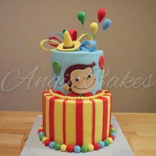 Curious George Birthday Cake