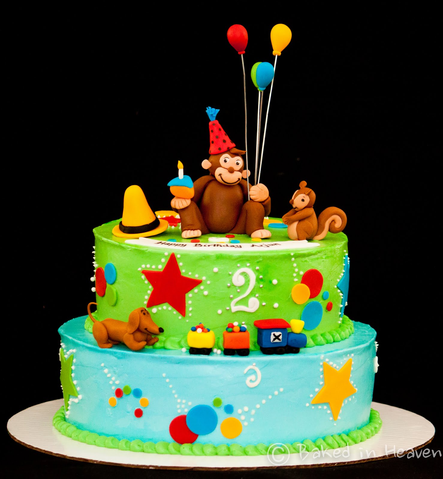 Curious George Birthday Cake