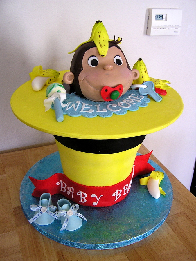 Curious George Cake