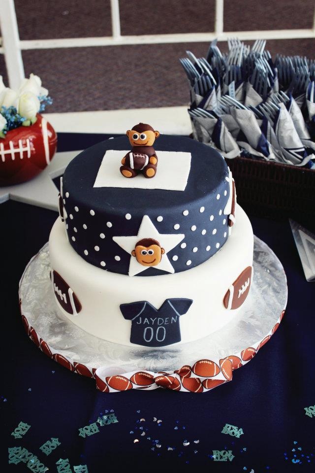 Dallas Cowboys Baby Shower Cake