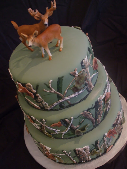 Deer Hunting Grooms Cake